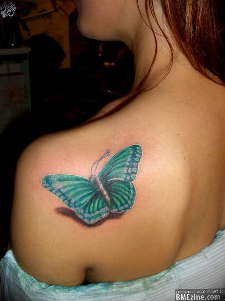 butterfly tattoo photo 04.02.2019 №297 - tattoo idea with a butterfly - tattoovalue.net