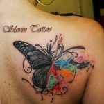 butterfly tattoo photo 04.02.2019 №302 - tattoo idea with a butterfly - tattoovalue.net