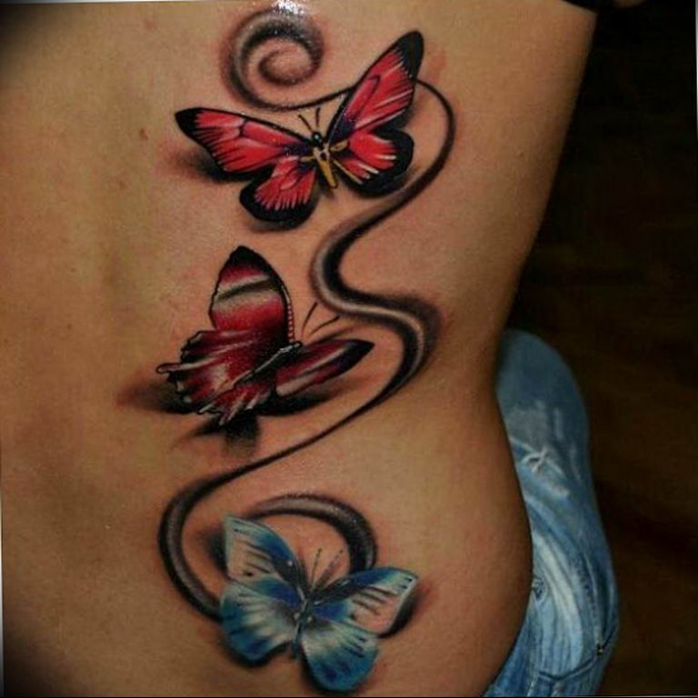 butterfly tattoo photo 04.02.2019 №315 - tattoo idea with a butterfly - tattoovalue.net