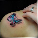 butterfly tattoo photo 04.02.2019 №319 - tattoo idea with a butterfly - tattoovalue.net