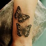 butterfly tattoo photo 04.02.2019 №328 - tattoo idea with a butterfly - tattoovalue.net