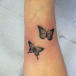 butterfly tattoo photo 04.02.2019 №330 - tattoo idea with a butterfly - tattoovalue.net