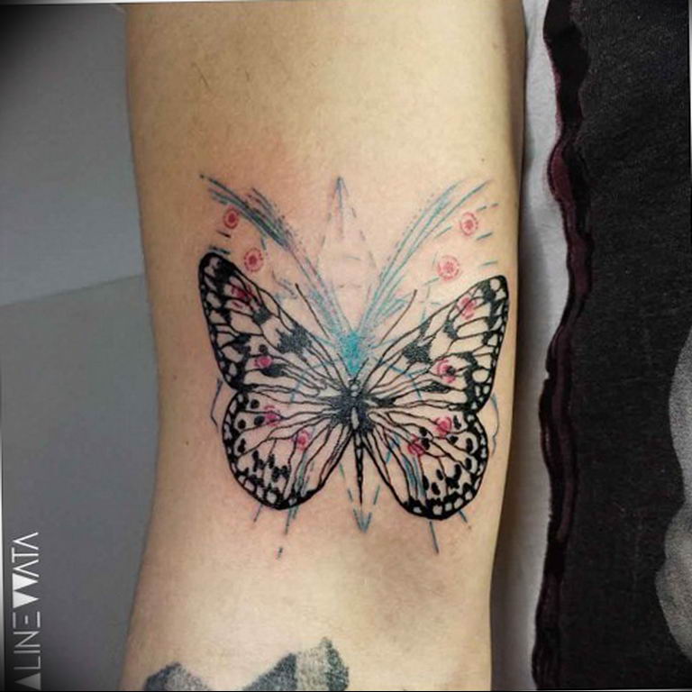 butterfly tattoo photo 04.02.2019 №337 - tattoo idea with a butterfly - tattoovalue.net
