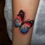 butterfly tattoo photo 04.02.2019 №338 - tattoo idea with a butterfly - tattoovalue.net