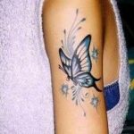 butterfly tattoo photo 04.02.2019 №339 - tattoo idea with a butterfly - tattoovalue.net