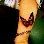 butterfly tattoo photo 04.02.2019 №340 - tattoo idea with a butterfly - tattoovalue.net