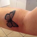 butterfly tattoo photo 04.02.2019 №343 - tattoo idea with a butterfly - tattoovalue.net