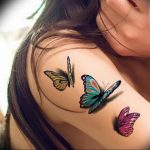 butterfly tattoo photo 04.02.2019 №351 - tattoo idea with a butterfly - tattoovalue.net