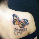 butterfly tattoo photo 04.02.2019 №353 - tattoo idea with a butterfly - tattoovalue.net