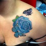 butterfly tattoo photo 04.02.2019 №354 - tattoo idea with a butterfly - tattoovalue.net