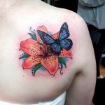 butterfly tattoo photo 04.02.2019 №356 - tattoo idea with a butterfly - tattoovalue.net