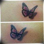 butterfly tattoo photo 04.02.2019 №362 - tattoo idea with a butterfly - tattoovalue.net