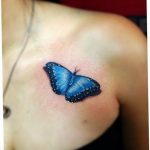 butterfly tattoo photo 04.02.2019 №363 - tattoo idea with a butterfly - tattoovalue.net