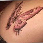 butterfly tattoo photo 04.02.2019 №371 - tattoo idea with a butterfly - tattoovalue.net