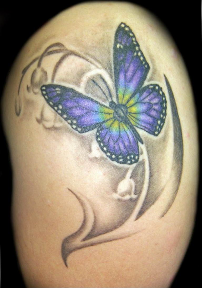 butterfly tattoo photo 04.02.2019 №379 - tattoo idea with a butterfly - tattoovalue.net