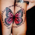 butterfly tattoo photo 04.02.2019 №380 - tattoo idea with a butterfly - tattoovalue.net