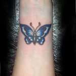 butterfly tattoo photo 04.02.2019 №389 - tattoo idea with a butterfly - tattoovalue.net