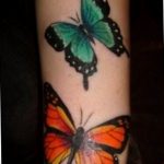 butterfly tattoo photo 04.02.2019 №392 - tattoo idea with a butterfly - tattoovalue.net