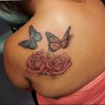 butterfly tattoo photo 04.02.2019 №395 - tattoo idea with a butterfly - tattoovalue.net