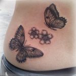 butterfly tattoo photo 04.02.2019 №397 - tattoo idea with a butterfly - tattoovalue.net