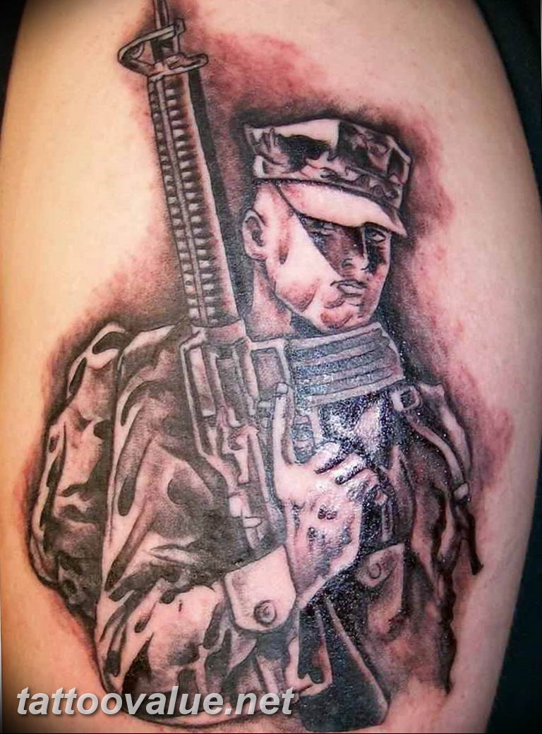 photo military tattoo 19.02.2019 №308 - tattoo design idea for military - tattoovalue.net