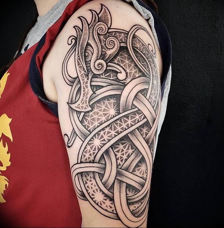 photo of viking tattoo  №002 - idea of a tattoo on the theme  Vikings  