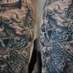 photo of viking tattoo 22.02.2019 №158 - idea of a tattoo on the theme Vikings - tattoovalue.net