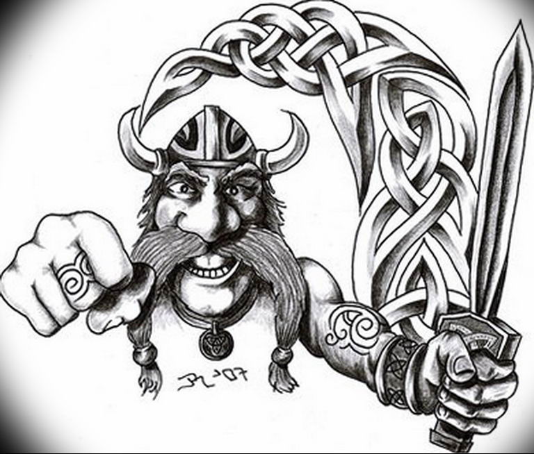 Татуировки викингов эскизы