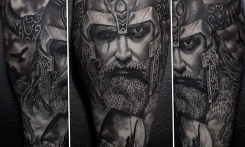 photo of viking tattoo 22.02.2019 №003 - idea of a tattoo on the theme Vikings - tattoovalue.net