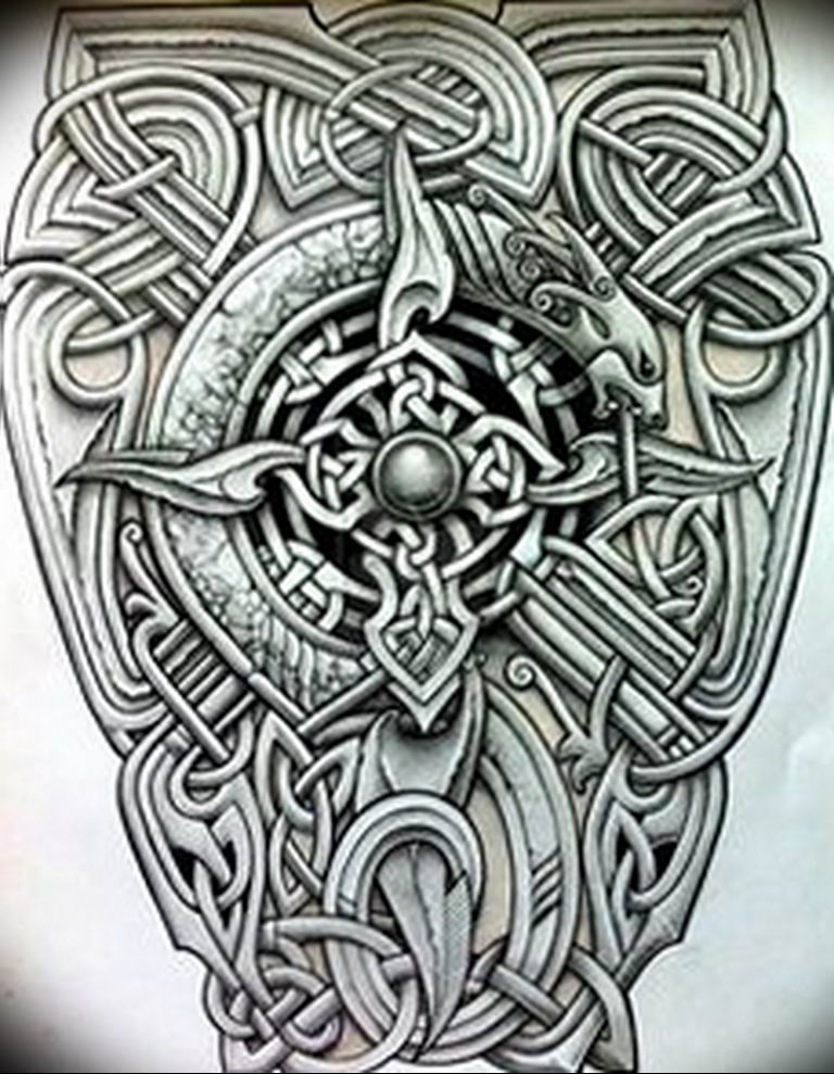 photo of viking tattoo 22.02.2019 №031 - idea of a tattoo on the theme Vikings - tattoovalue.net