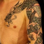 photo of viking tattoo 22.02.2019 №054 - idea of a tattoo on the theme Vikings - tattoovalue.net