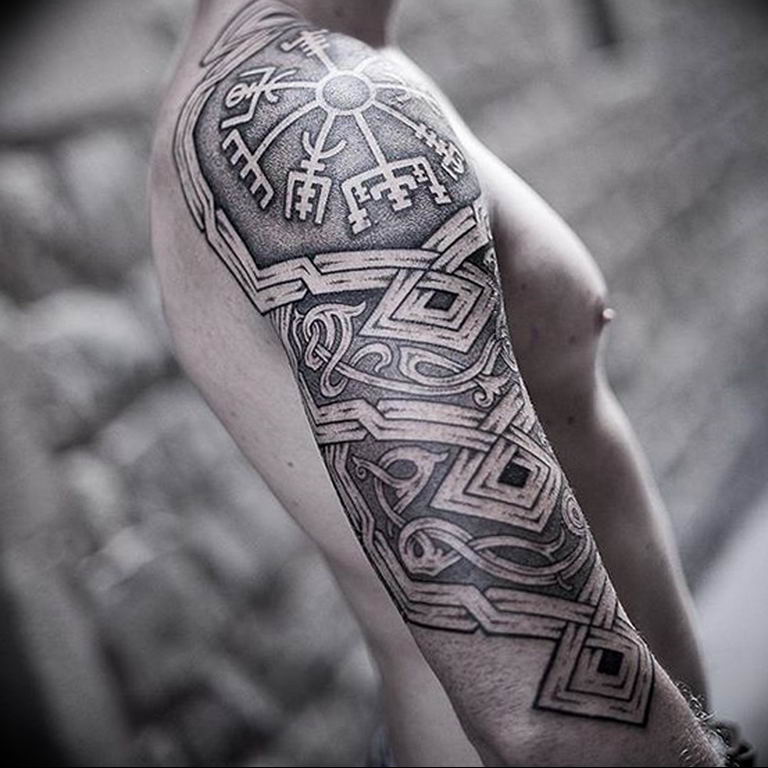 photo of viking tattoo 22.02.2019 №060 - idea of a tattoo on the theme Vikings - tattoovalue.net