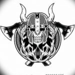 photo of viking tattoo 22.02.2019 №068 - idea of a tattoo on the theme Vikings - tattoovalue.net