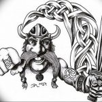photo of viking tattoo 22.02.2019 №270 - idea of a tattoo on the theme Vikings - tattoovalue.net