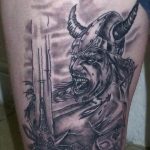 photo of viking tattoo 22.02.2019 №283 - idea of a tattoo on the theme Vikings - tattoovalue.net