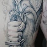 photo of viking tattoo 22.02.2019 №303 - idea of a tattoo on the theme Vikings - tattoovalue.net