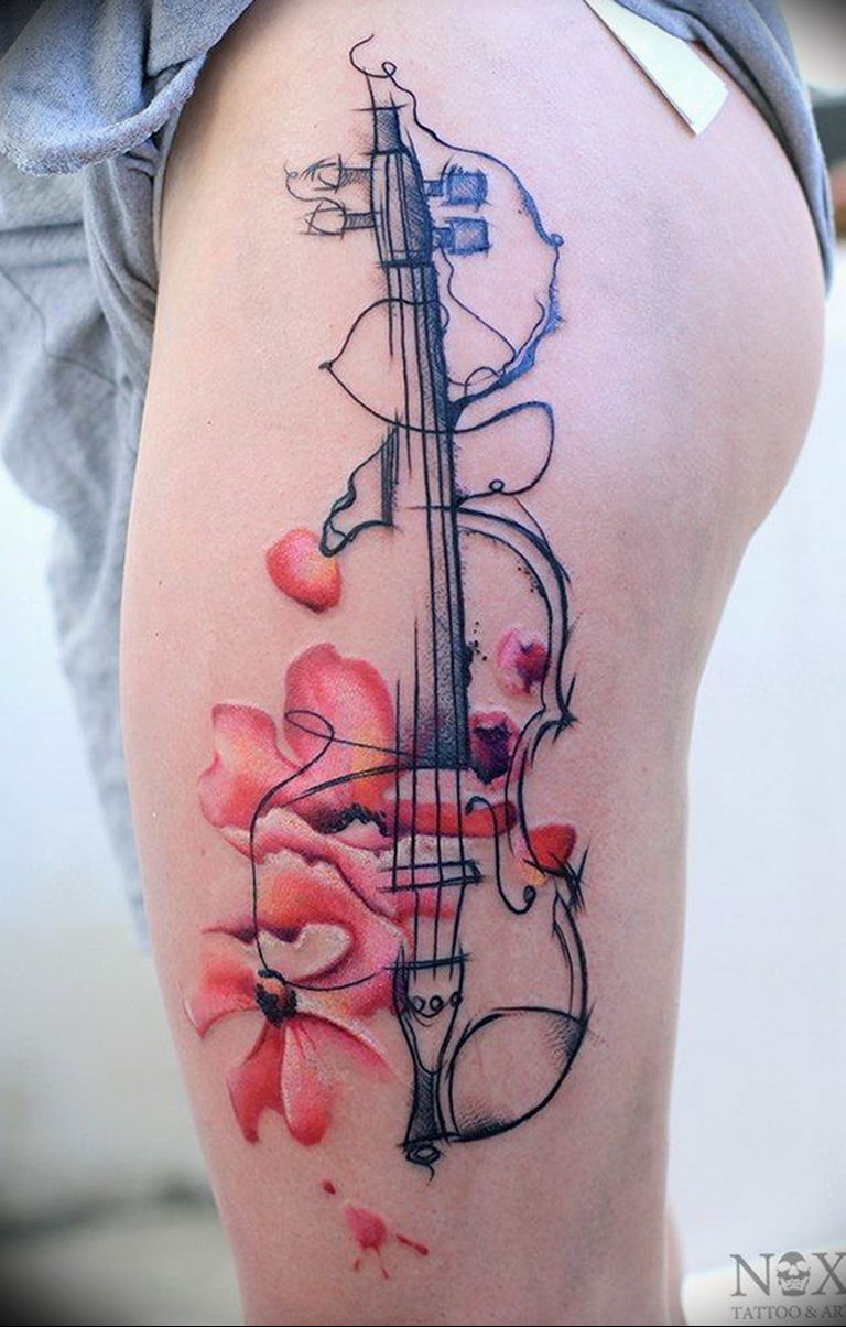 100 Free Tattoo Design Violin HD Tattoo Images