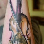 photo tattoo cello 19.02.2019 №078 - cello tattoo design idea - tattoovalue.net
