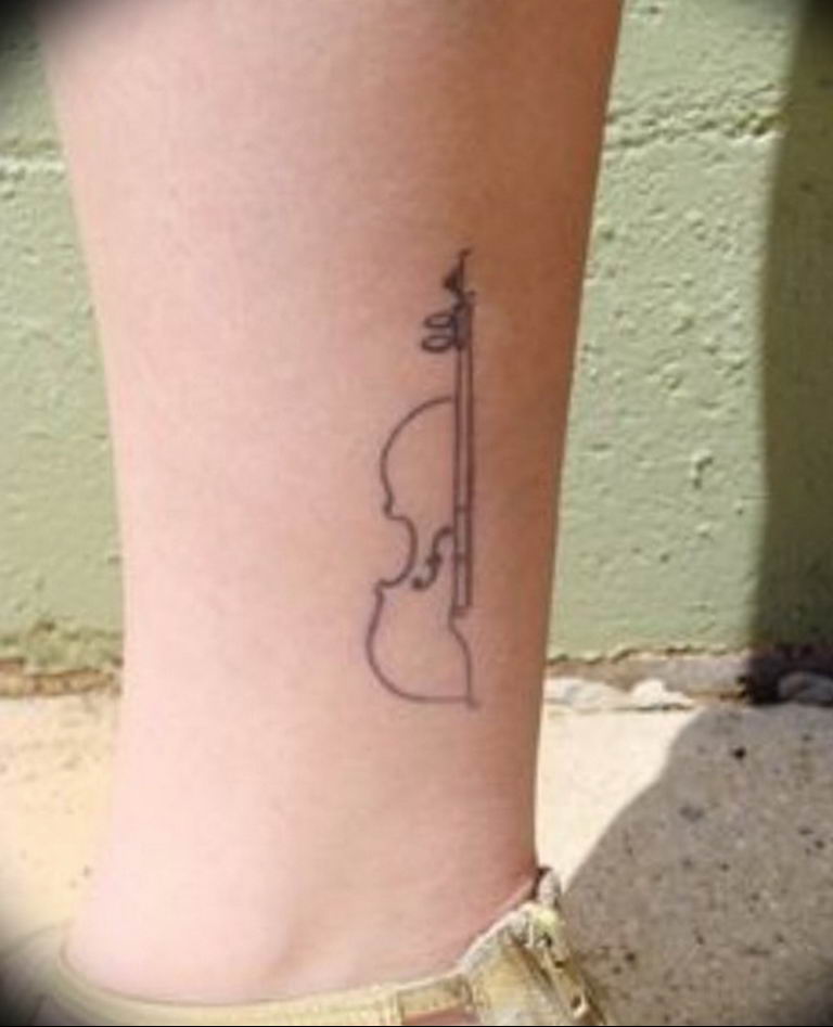 photo tattoo cello 19.02.2019 №005 - cello tattoo design idea - tattoovalue.net