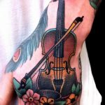 photo tattoo cello 19.02.2019 №011 - cello tattoo design idea - tattoovalue.net