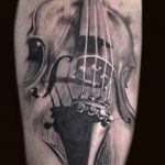photo tattoo cello 19.02.2019 №042 - cello tattoo design idea - tattoovalue.net