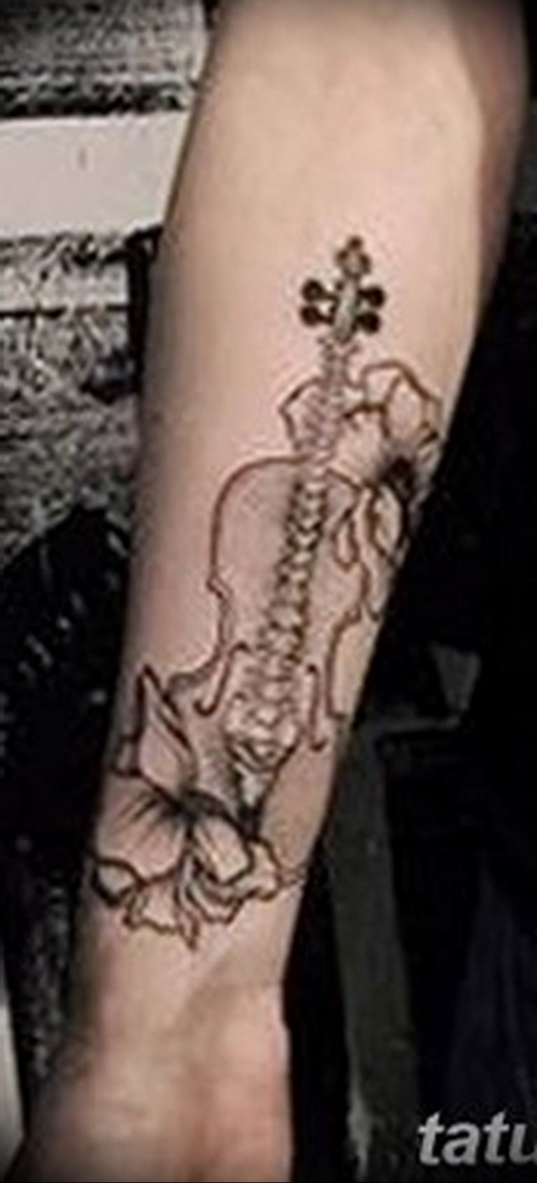 photo tattoo cello 19.02.2019 №059 - cello tattoo design idea - tattoovalue.net
