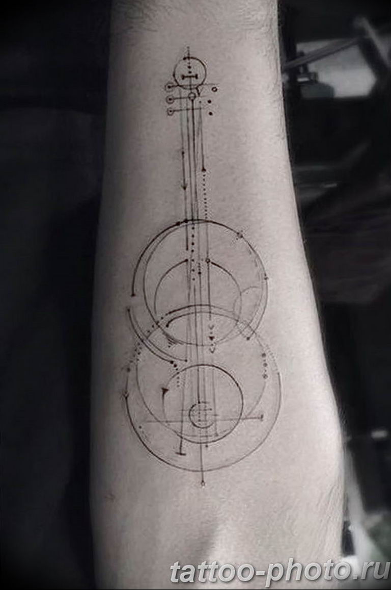 photo tattoo cello 19.02.2019 №060 - cello tattoo design idea - tattoovalue.net