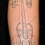 photo tattoo cello 19.02.2019 №063 - cello tattoo design idea - tattoovalue.net