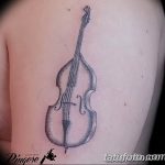 photo tattoo cello 19.02.2019 №066 - cello tattoo design idea - tattoovalue.net
