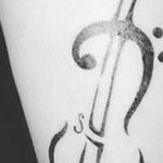 photo tattoo cello 19.02.2019 №074 - cello tattoo design idea - tattoovalue.net