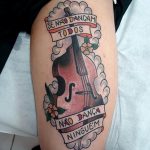 photo tattoo cello 19.02.2019 №080 - cello tattoo design idea - tattoovalue.net