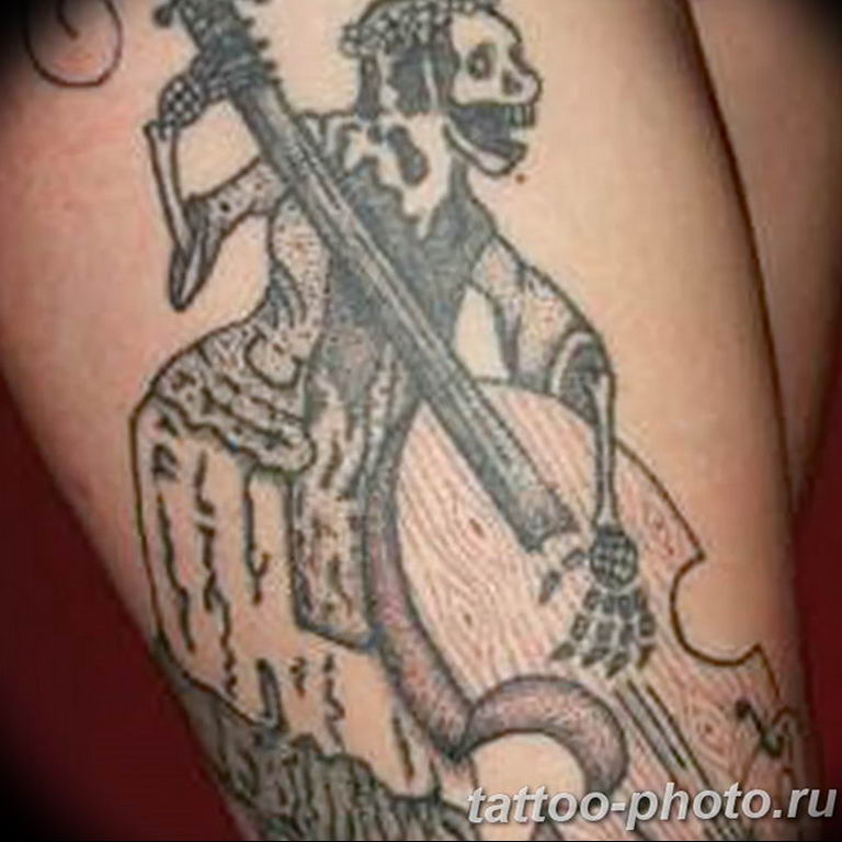photo tattoo cello 19.02.2019 №084 - cello tattoo design idea - tattoovalue.net