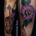 photo tattoo cello 19.02.2019 №091 - cello tattoo design idea - tattoovalue.net