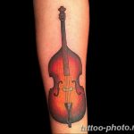 photo tattoo cello 19.02.2019 №093 - cello tattoo design idea - tattoovalue.net
